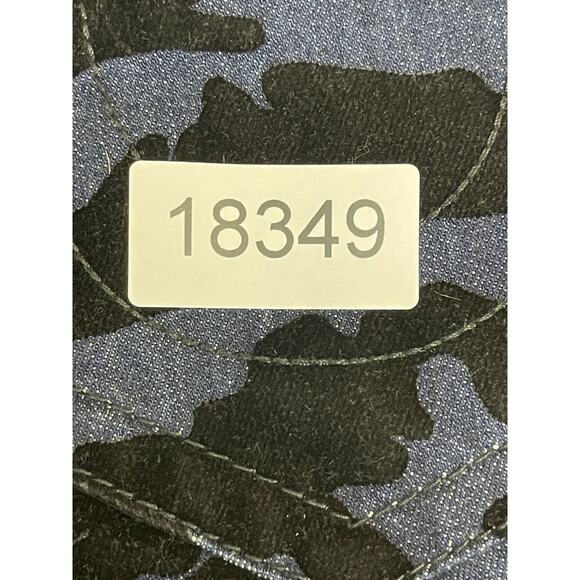 True Religion Jeans Mens 28 Blue Camo Relaxed Skinny Mid Rise Stretch Denim - Picture 15 of 15